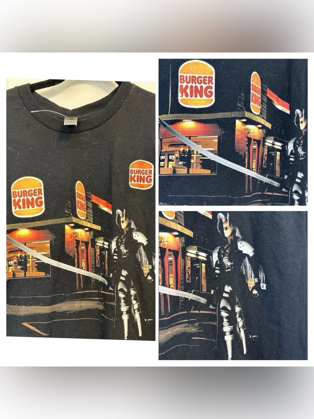 Burger King video game short sleeve t shirt men’s medium NWOT custom gildan tee